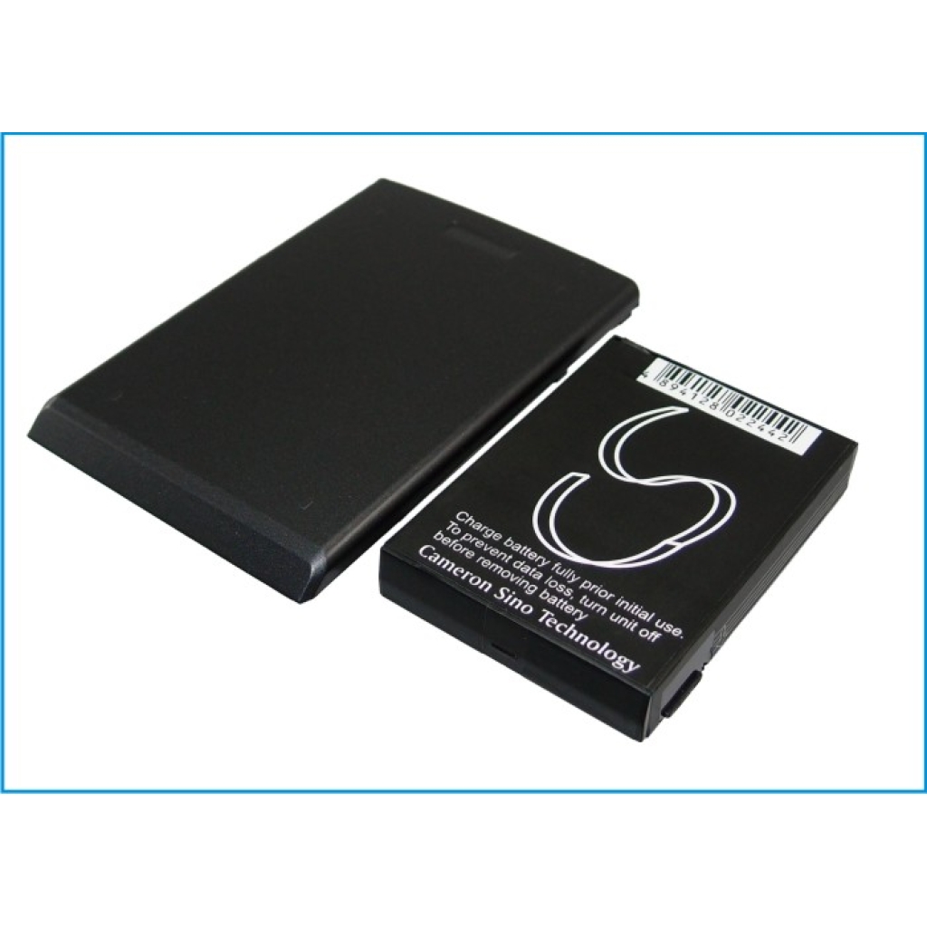 CS-HX4700XL battery with back cover angled label view