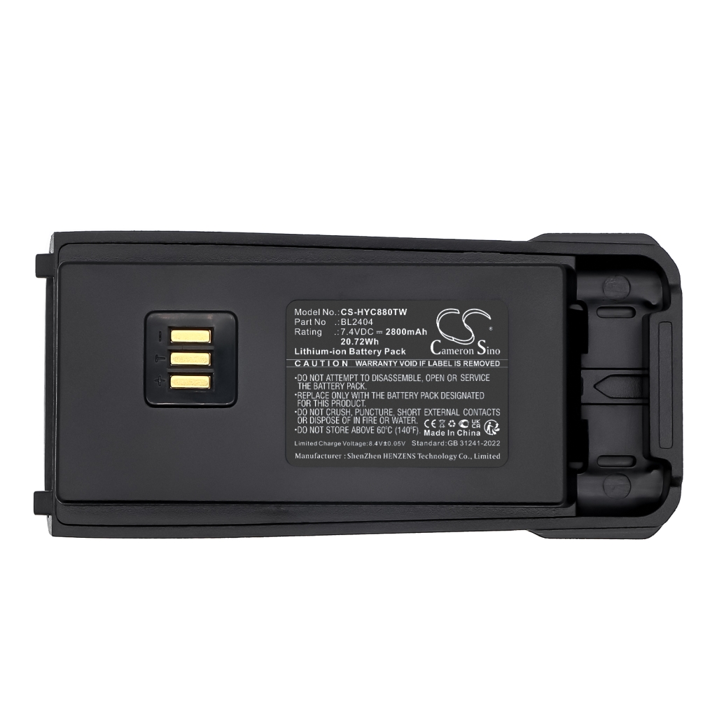 Batterij voor tweerichtingsradio Hytera CS-HYC880TW
