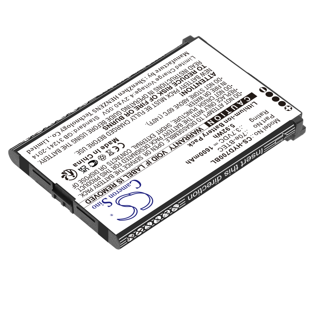 Batterijen Vervangt 70e-BTEC