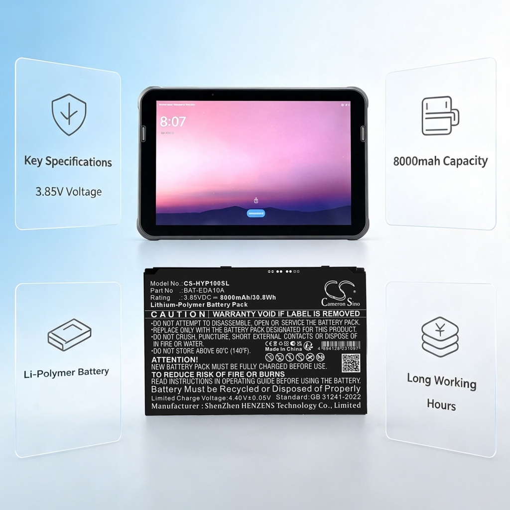 Batterij compatibel met Tablet batterijen