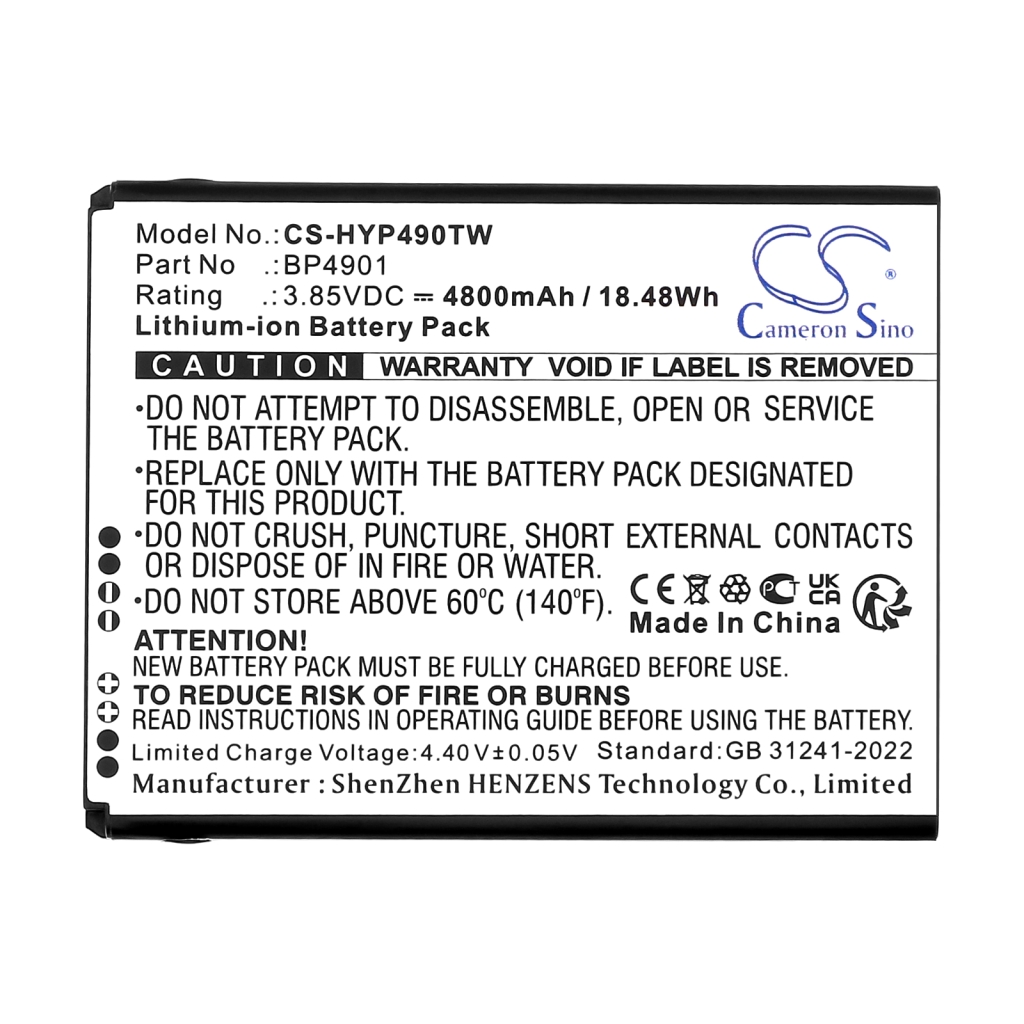 Batterij voor tweerichtingsradio Hytera CS-HYP490TW