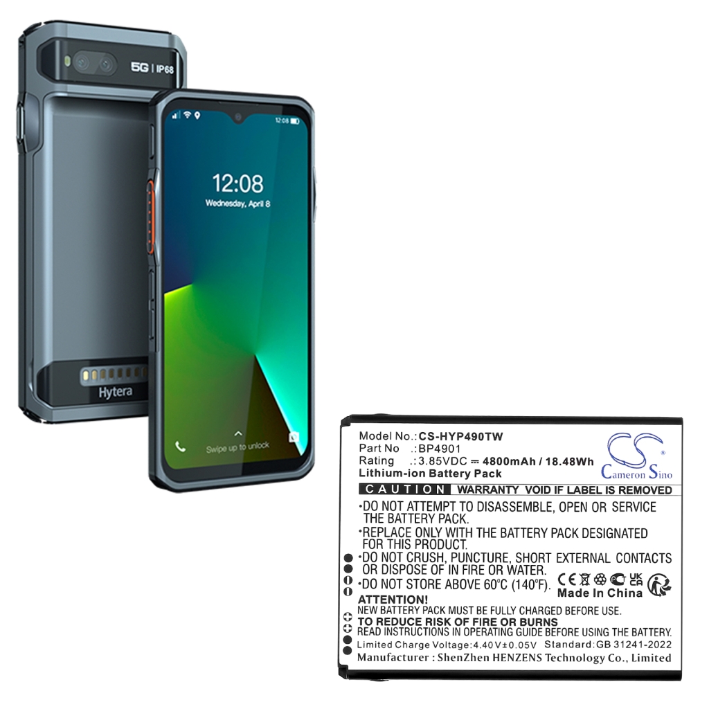 Batterij voor tweerichtingsradio Hytera CS-HYP490TW