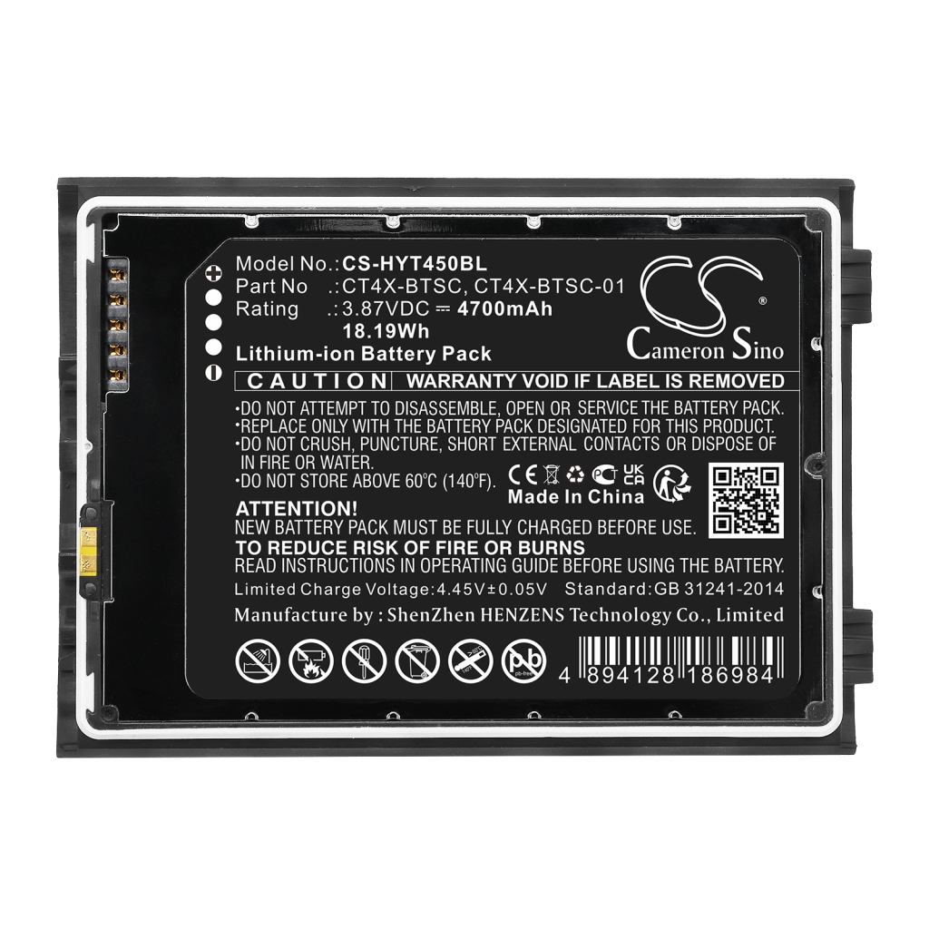 Batterij barcode, scanner Honeywell CT47