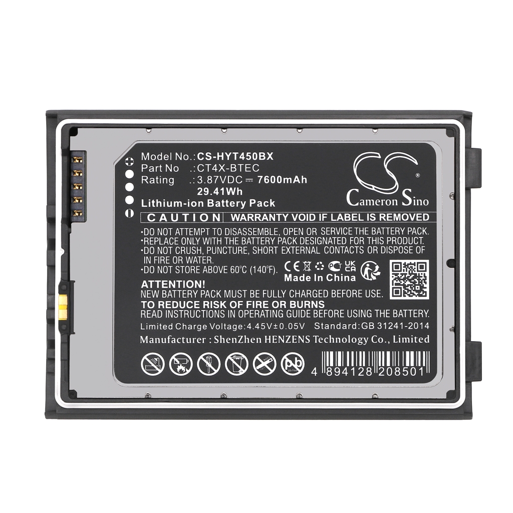 Batterij barcode, scanner Honeywell CT45