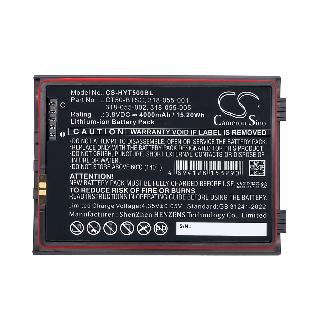 Batterij barcode, scanner Dolphin CS-HYT500BL
