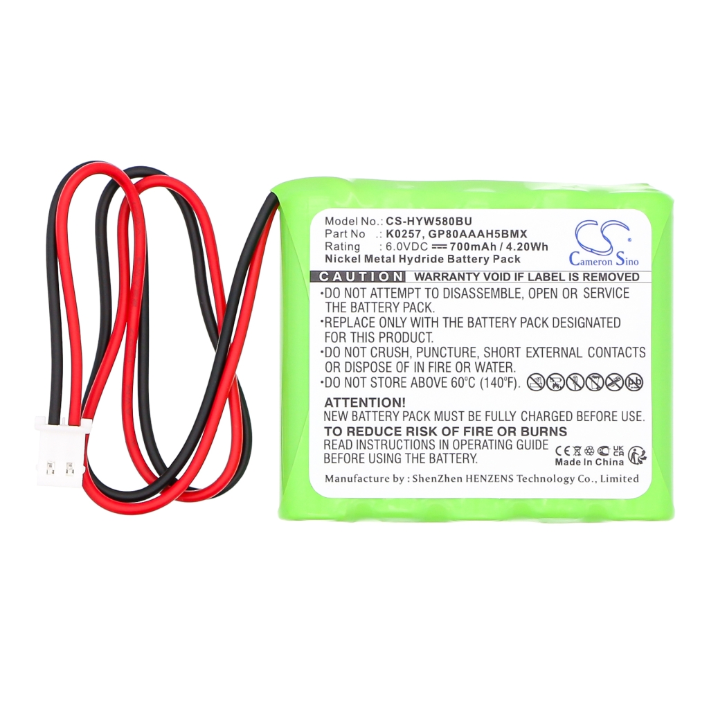Batterij Vervangt GP80AAAH5B3BMX