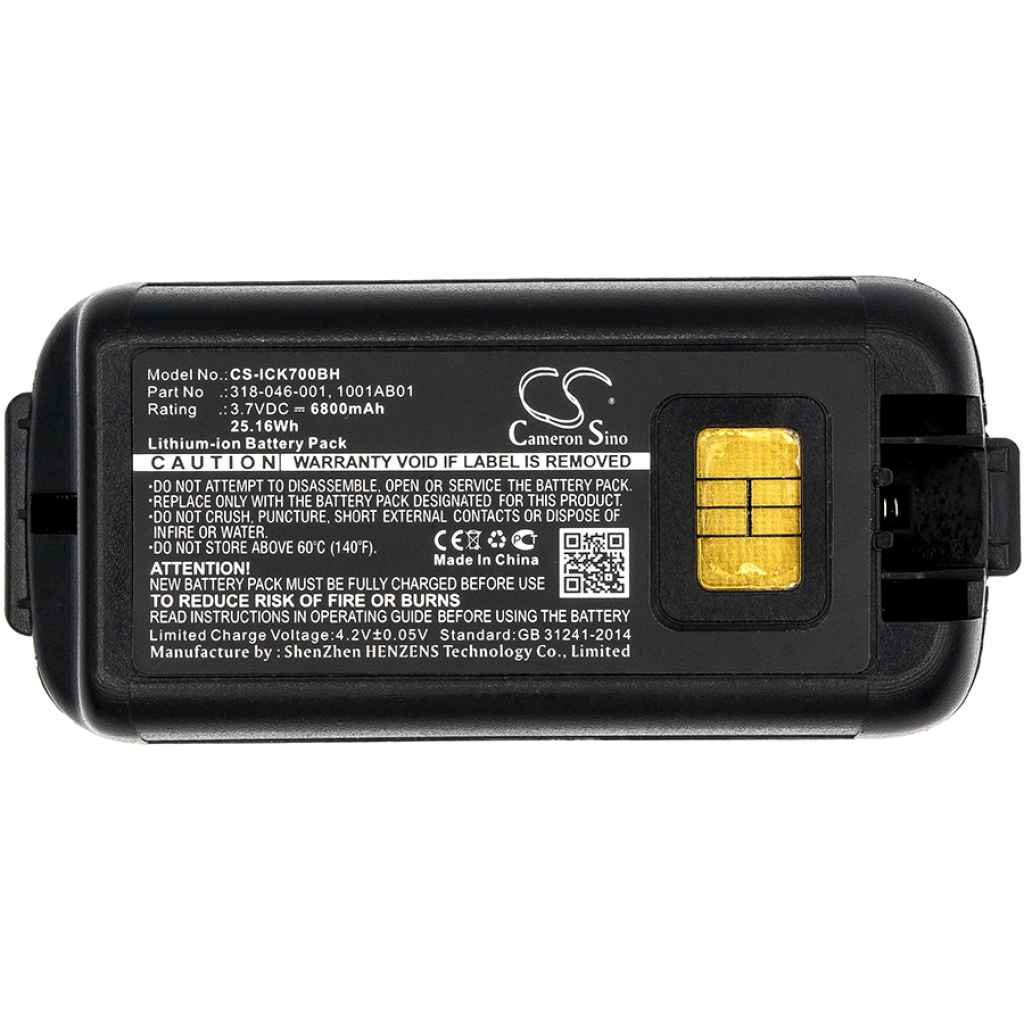 Batterijen Vervangt AB18