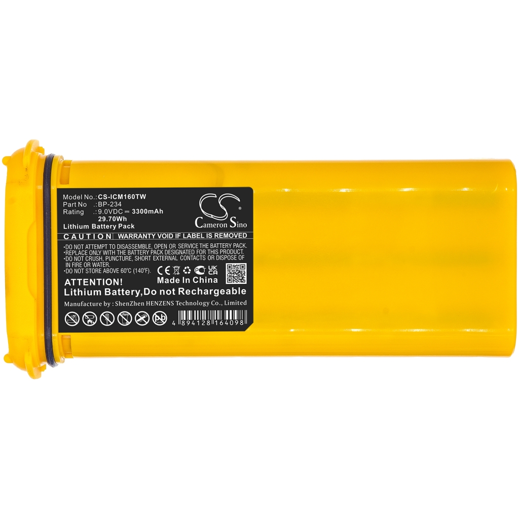 Batterij voor tweerichtingsradio Icom CS-ICM160TW