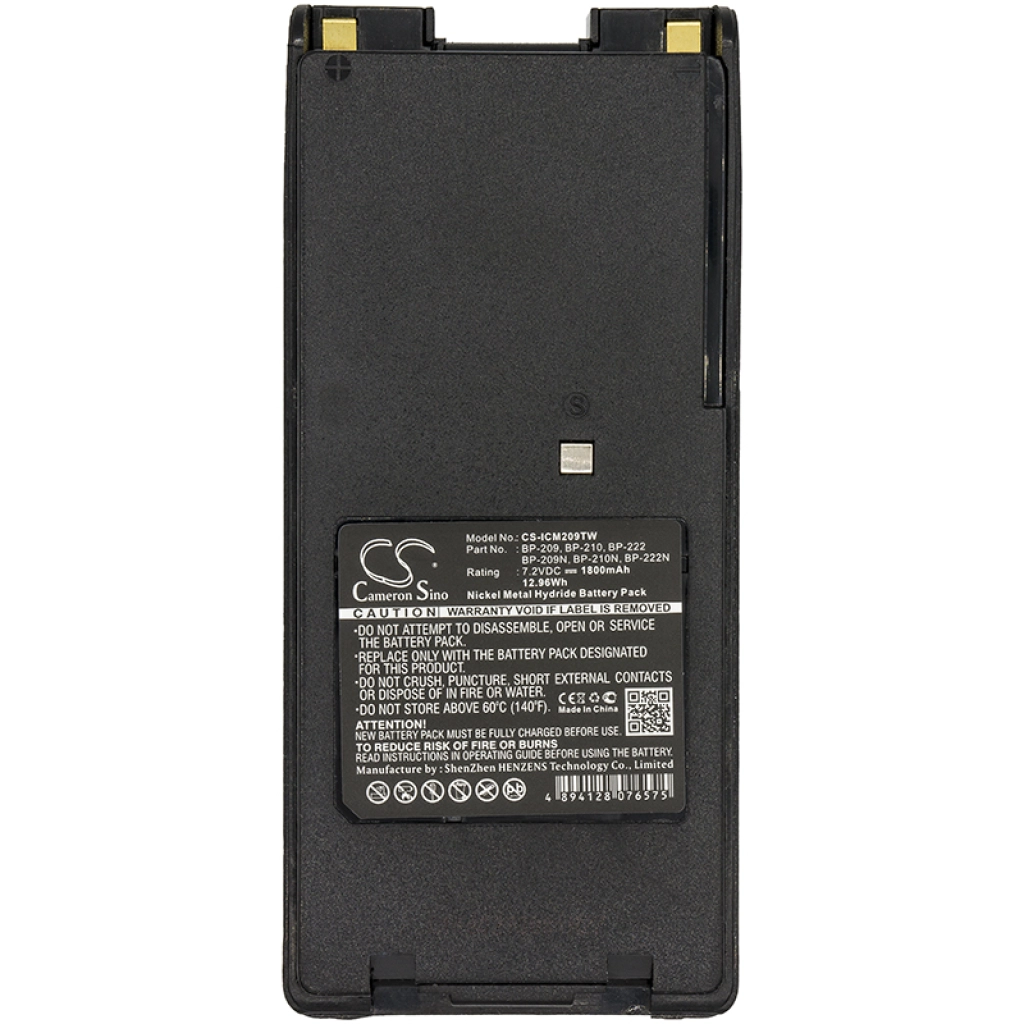 Batterij voor tweerichtingsradio Icom IC-A6
