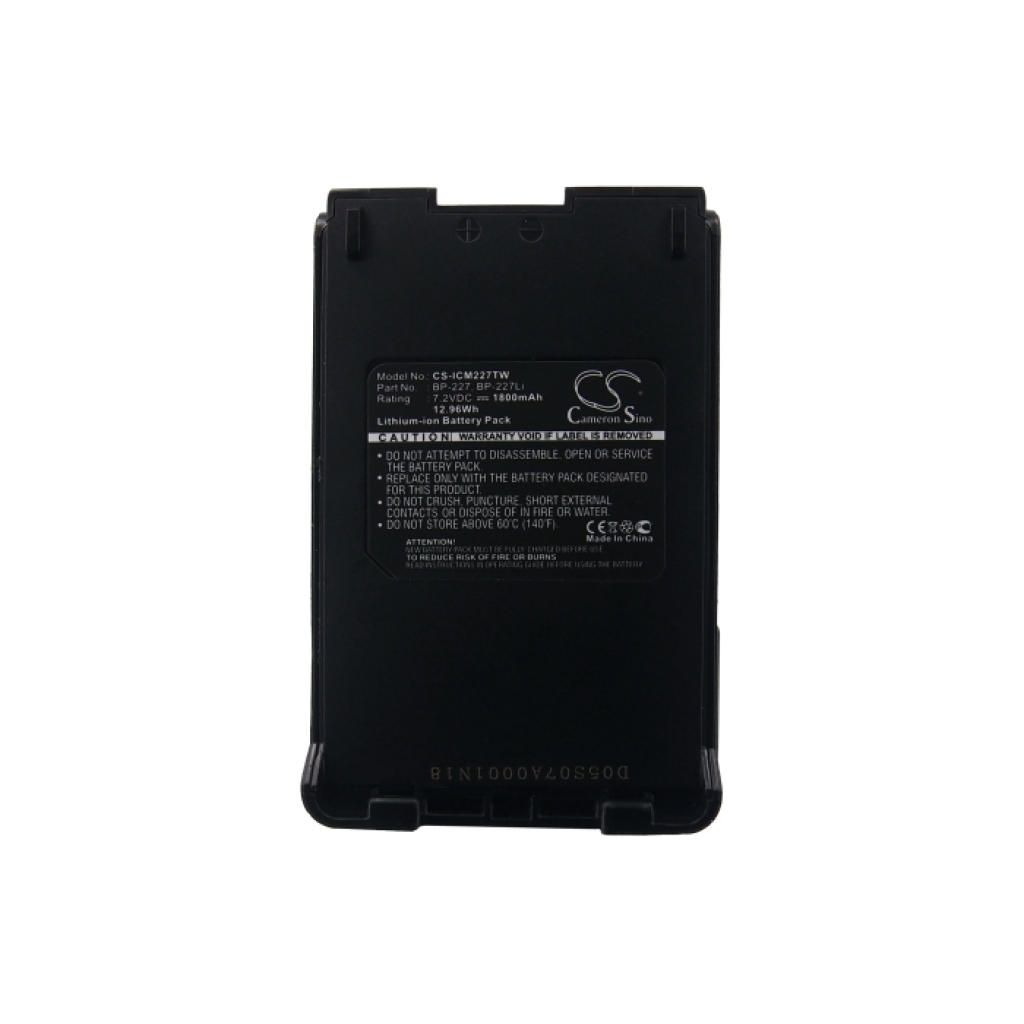 Batterij voor tweerichtingsradio Icom IC-V80