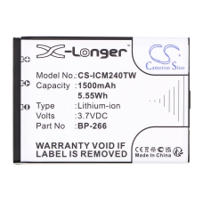Compatibele batterijvervanging voor Icom BP-266,PB-19