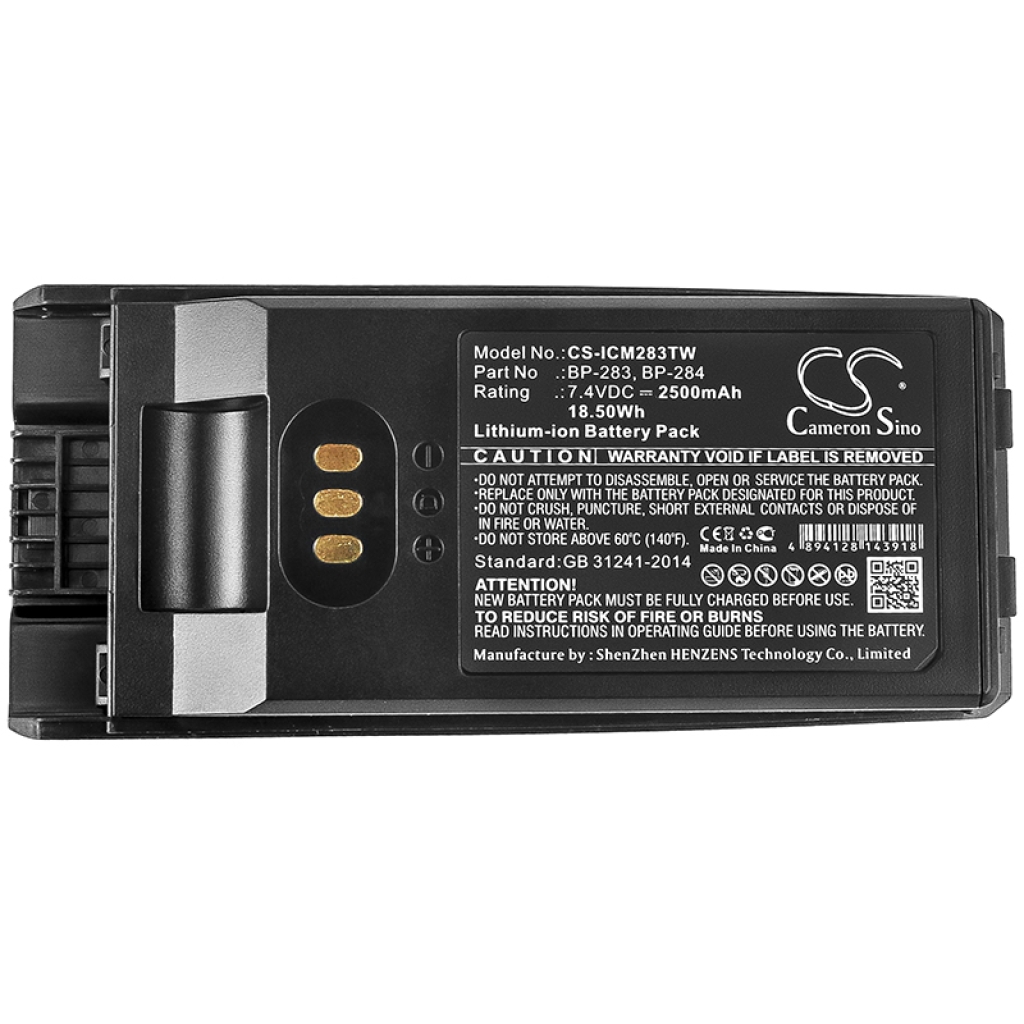 Batterij voor tweerichtingsradio Icom IC-F3400DPT