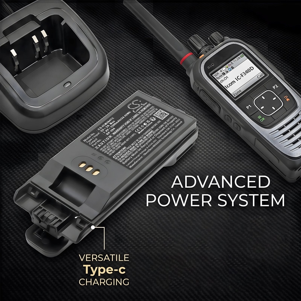 Battery compatible with Icom CS-ICM284TC