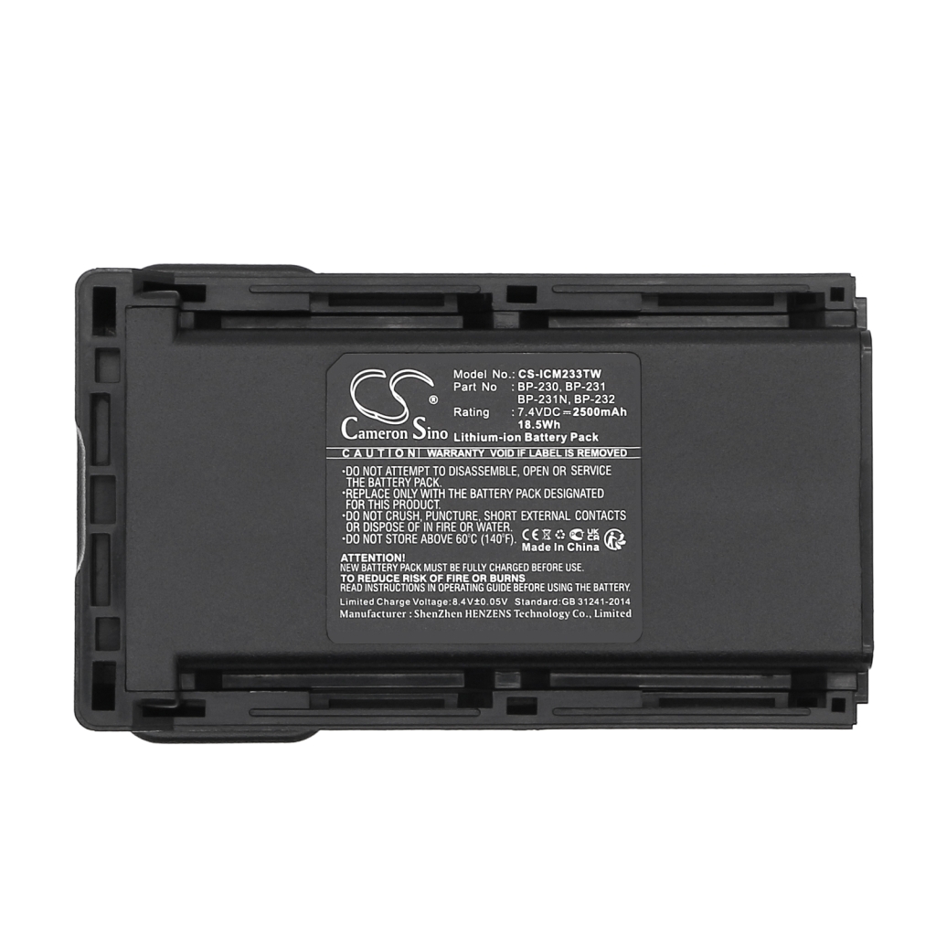 Two-Way Radio Battery Icom IC-F4161DT