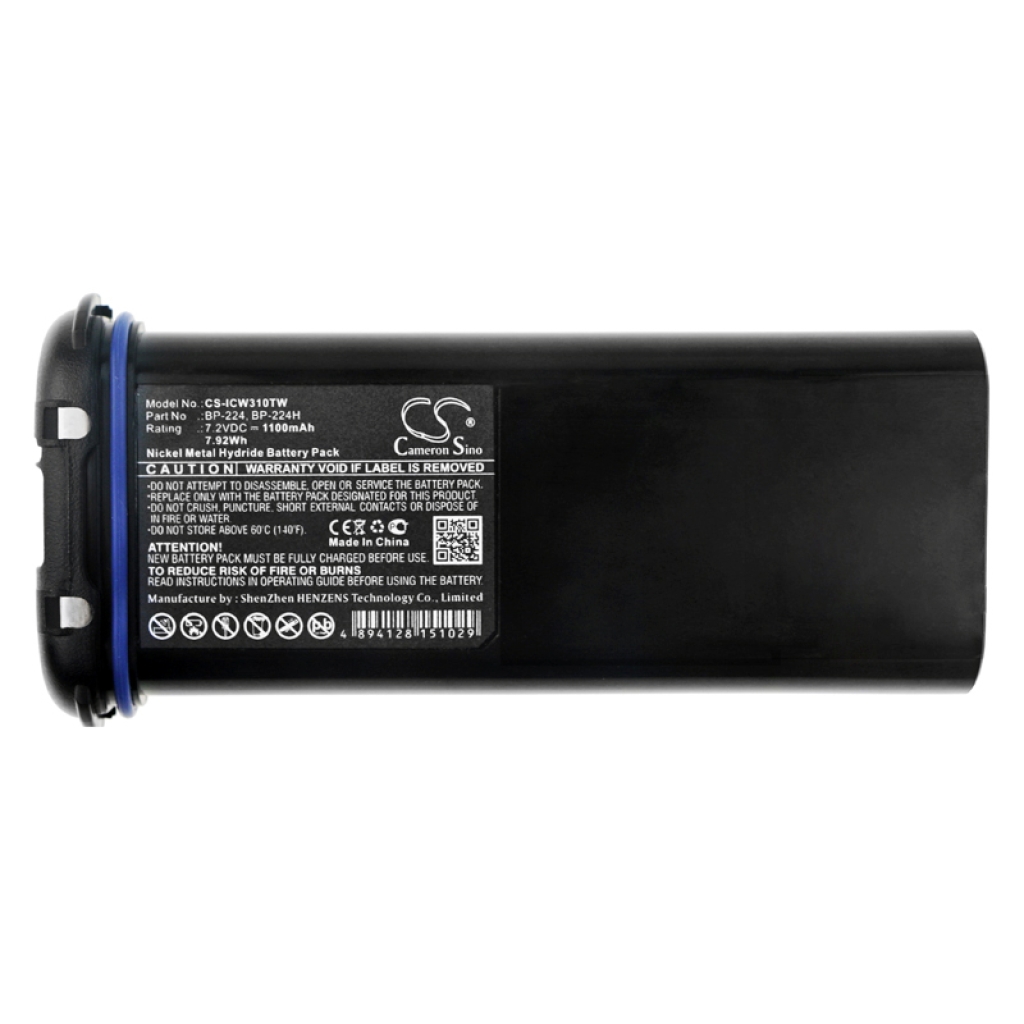 Batterij voor tweerichtingsradio Icom CS-ICW310TW