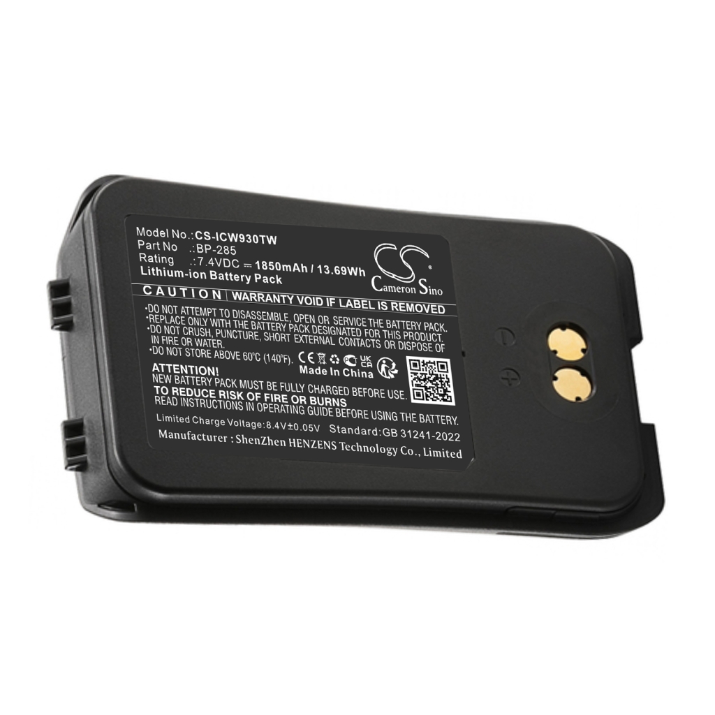 Batterij voor tweerichtingsradio Icom CS-ICW930TW