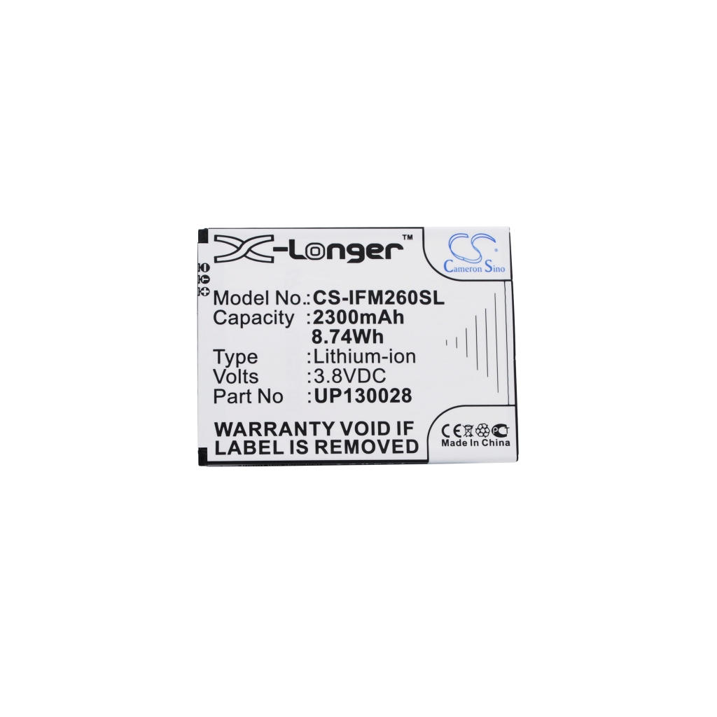 Compatibele batterijvervanging voor Infocus UP130028