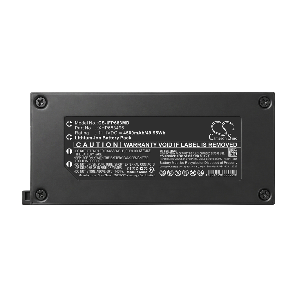 Battery compatible with Infinum CS-IFP683MD
