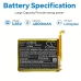 Battery compatible with Idemia CS-IMB003SL