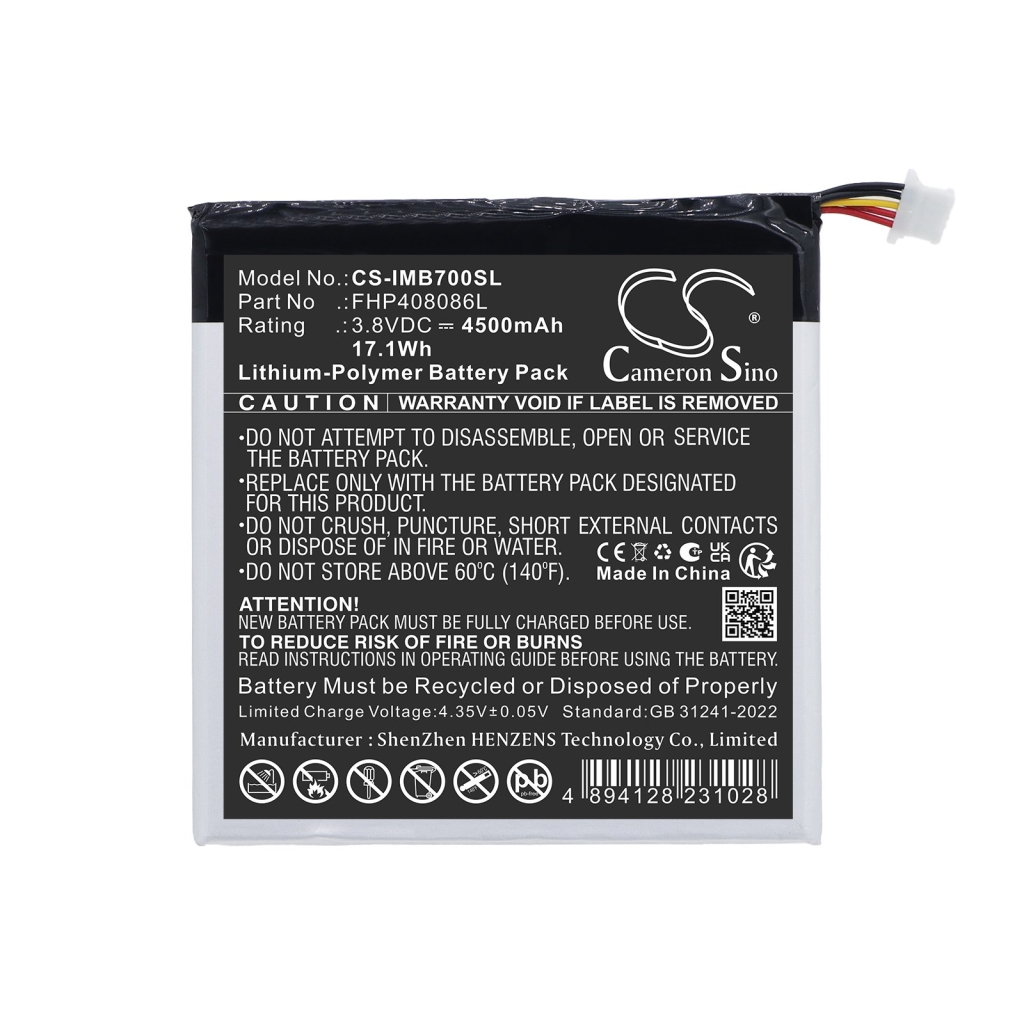 Batterij voor Ingenico Moby