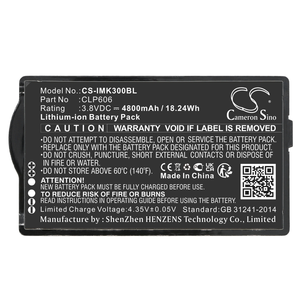 Batterijen Batterij barcode, scanner CS-IMK300BL