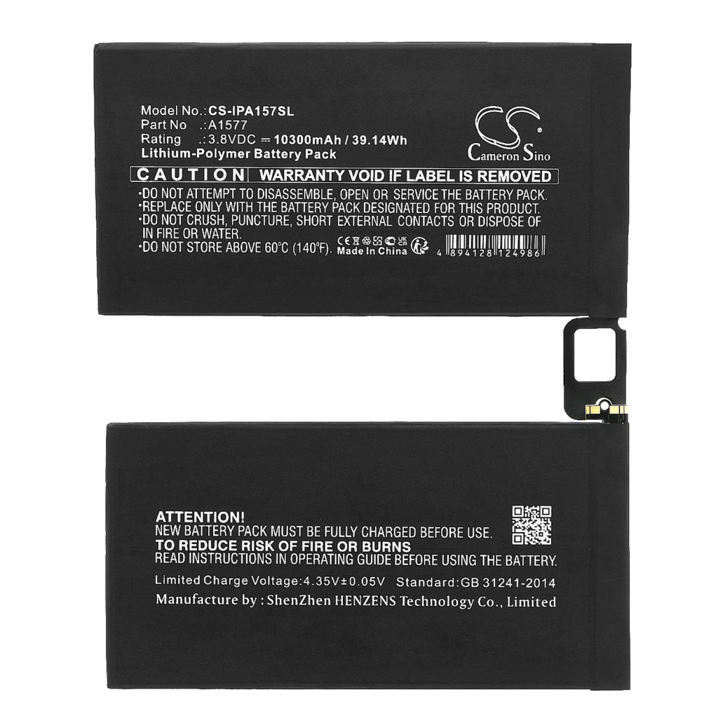 Compatibele batterijvervanging voor Apple A1577