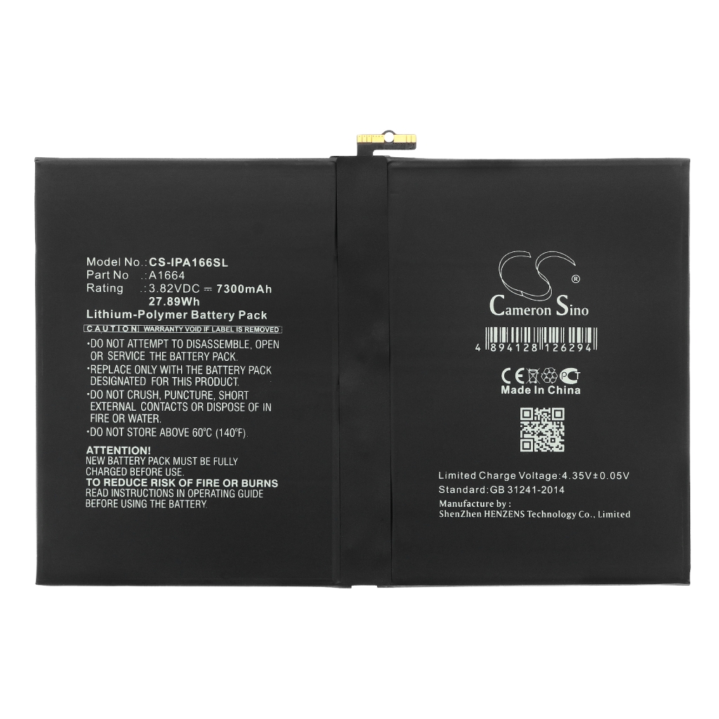 Compatibele batterijvervanging voor Apple A1664