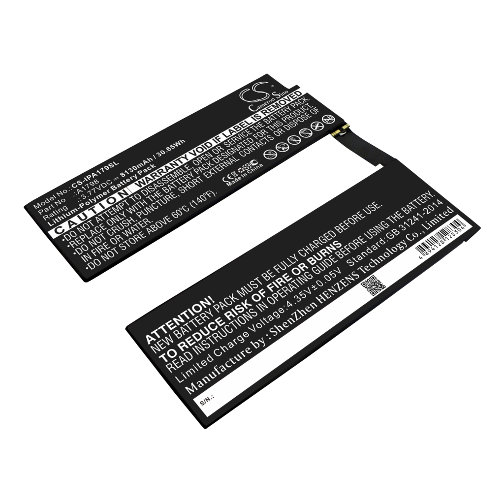Compatibele batterijvervanging voor Apple A1798