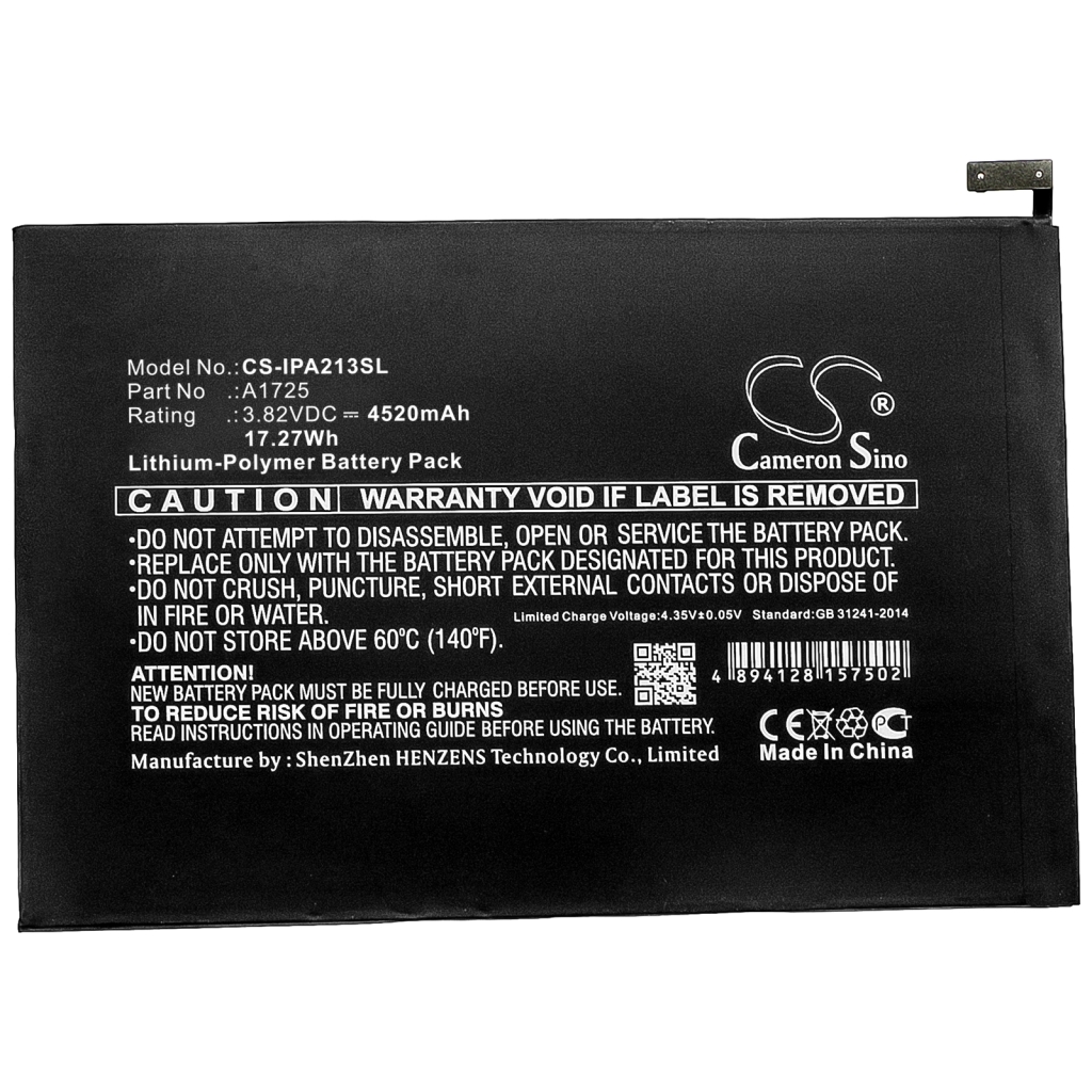 Compatibele batterijvervanging voor Apple A1725
