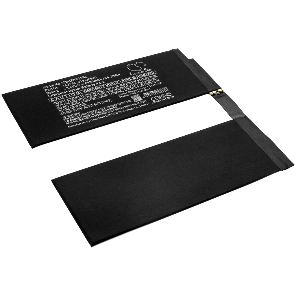 Batterijen Vervangt A2134