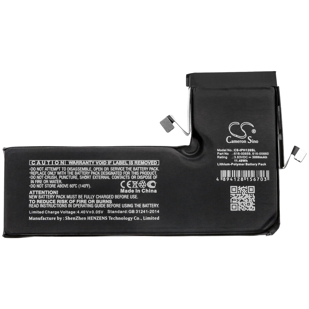 Batterijen Vervangt 616-00660