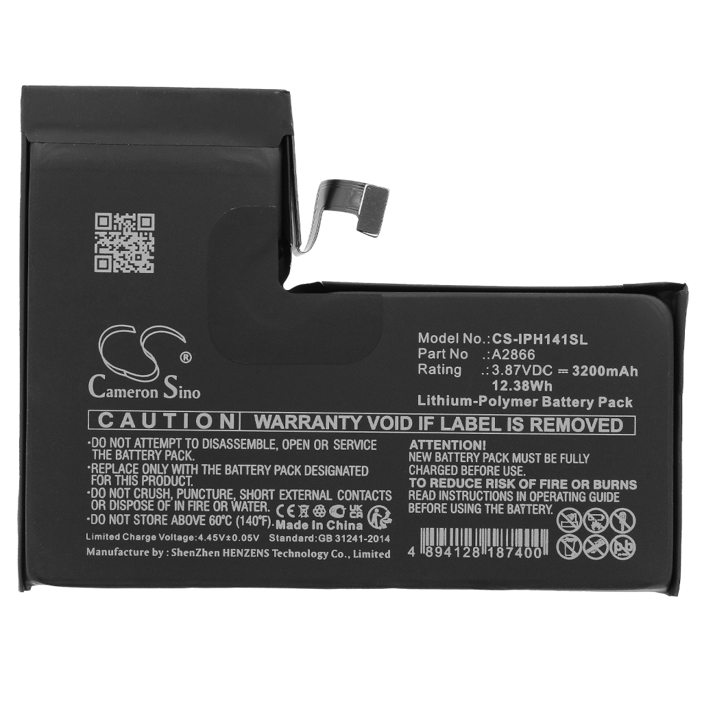 Compatibele batterijvervanging voor Apple A2866