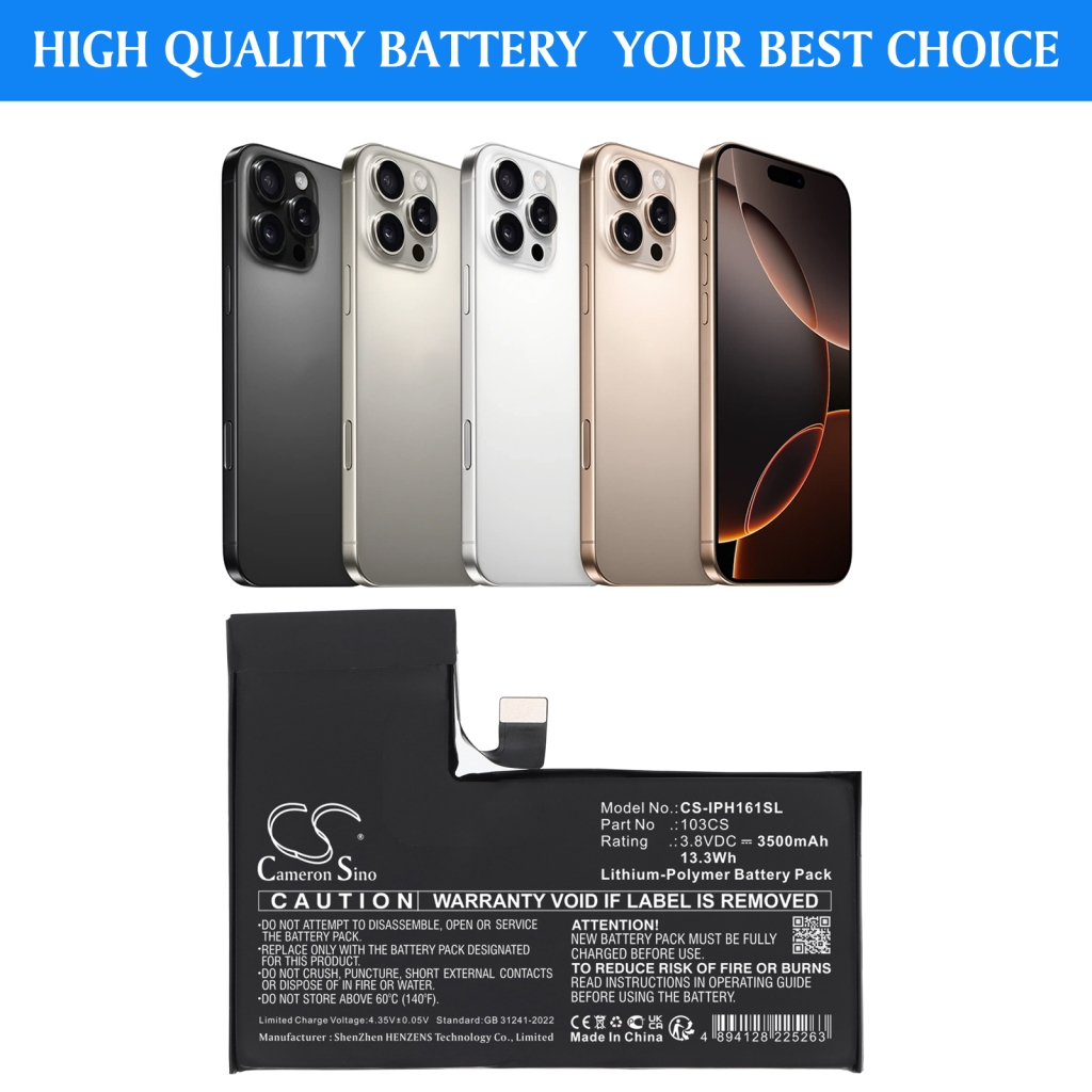 Battery Replaces 103CS