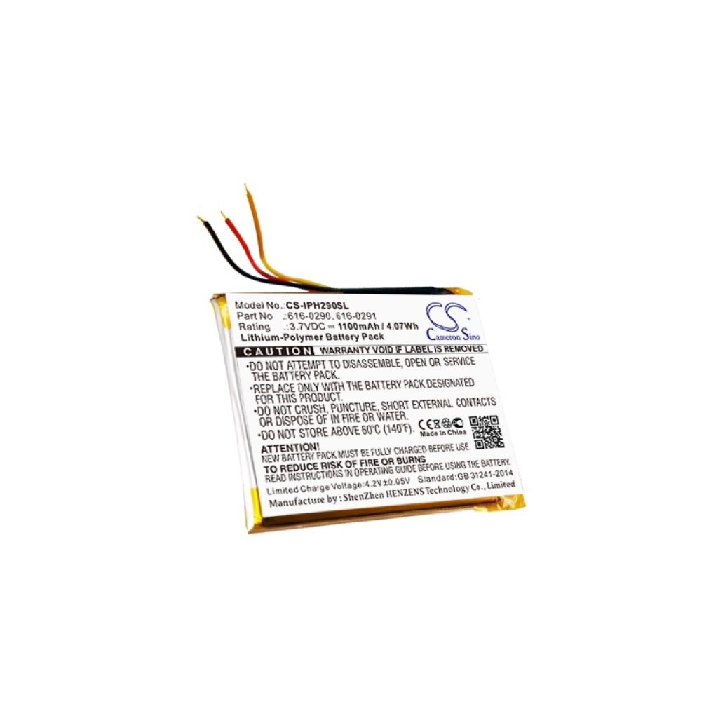 Battery compatible with Apple CS-IPH290SL