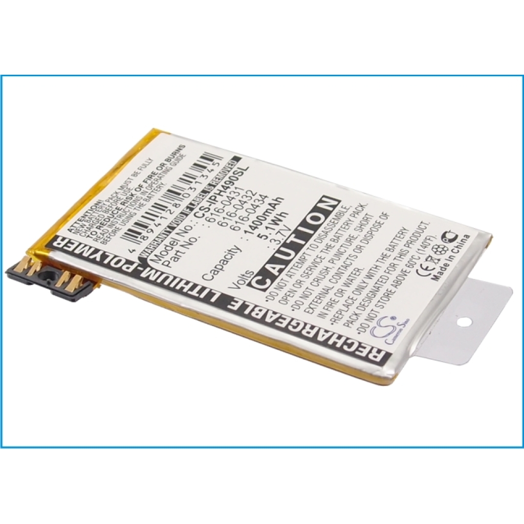 Battery compatible with Apple CS-IPH490SL