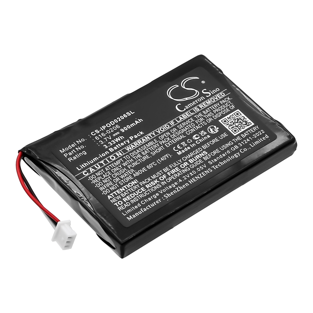 Batterij voor MP3, MP4, PMP Apple CS-IPOD0206SL