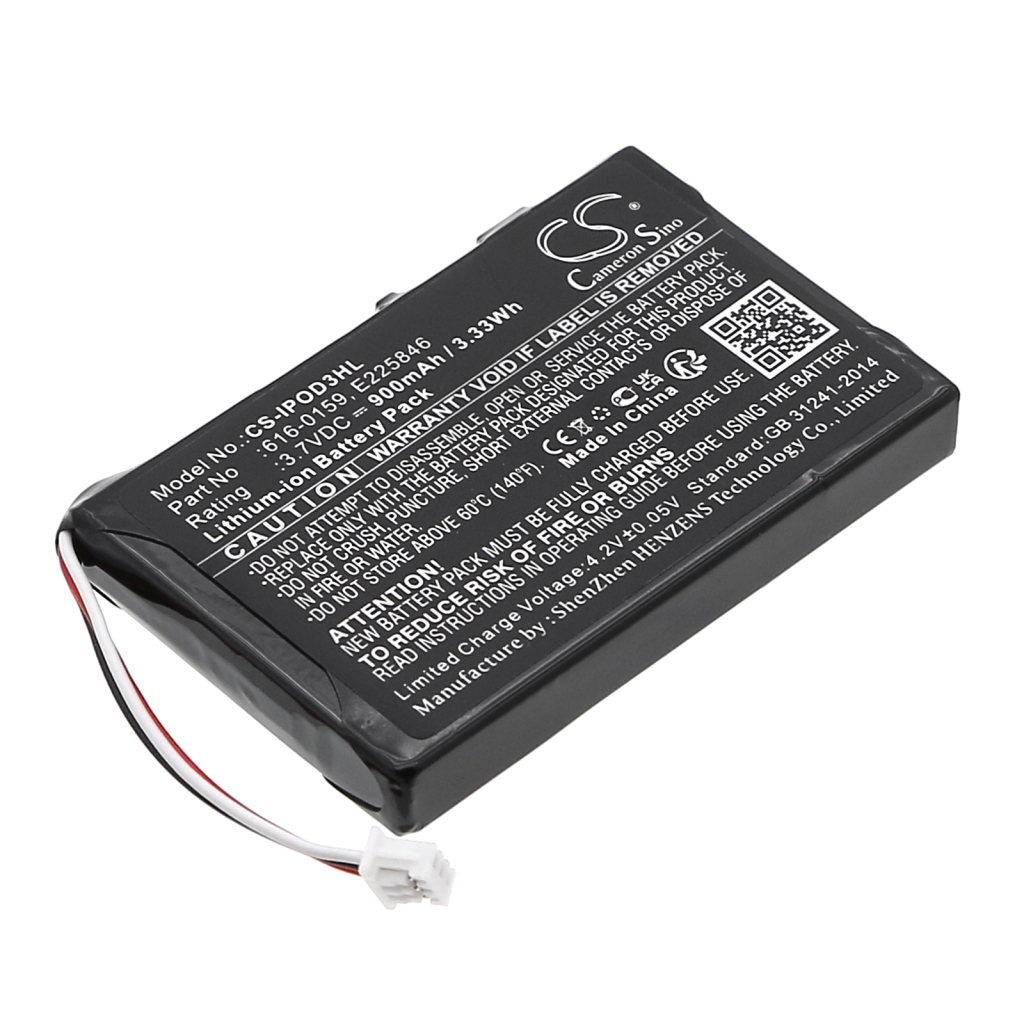 Batterij voor MP3, MP4, PMP Apple iPOD 3th Generation