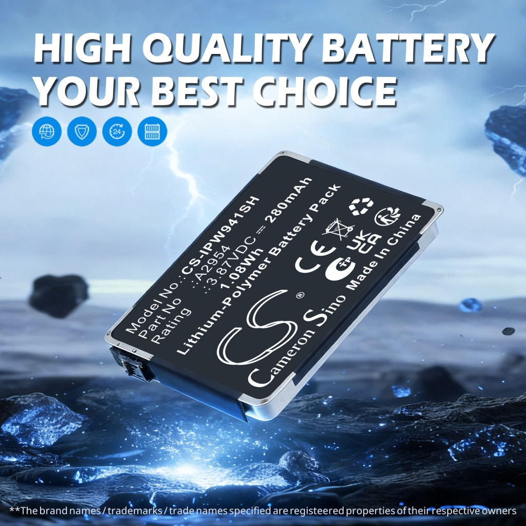 Batterij Vervangt A2954