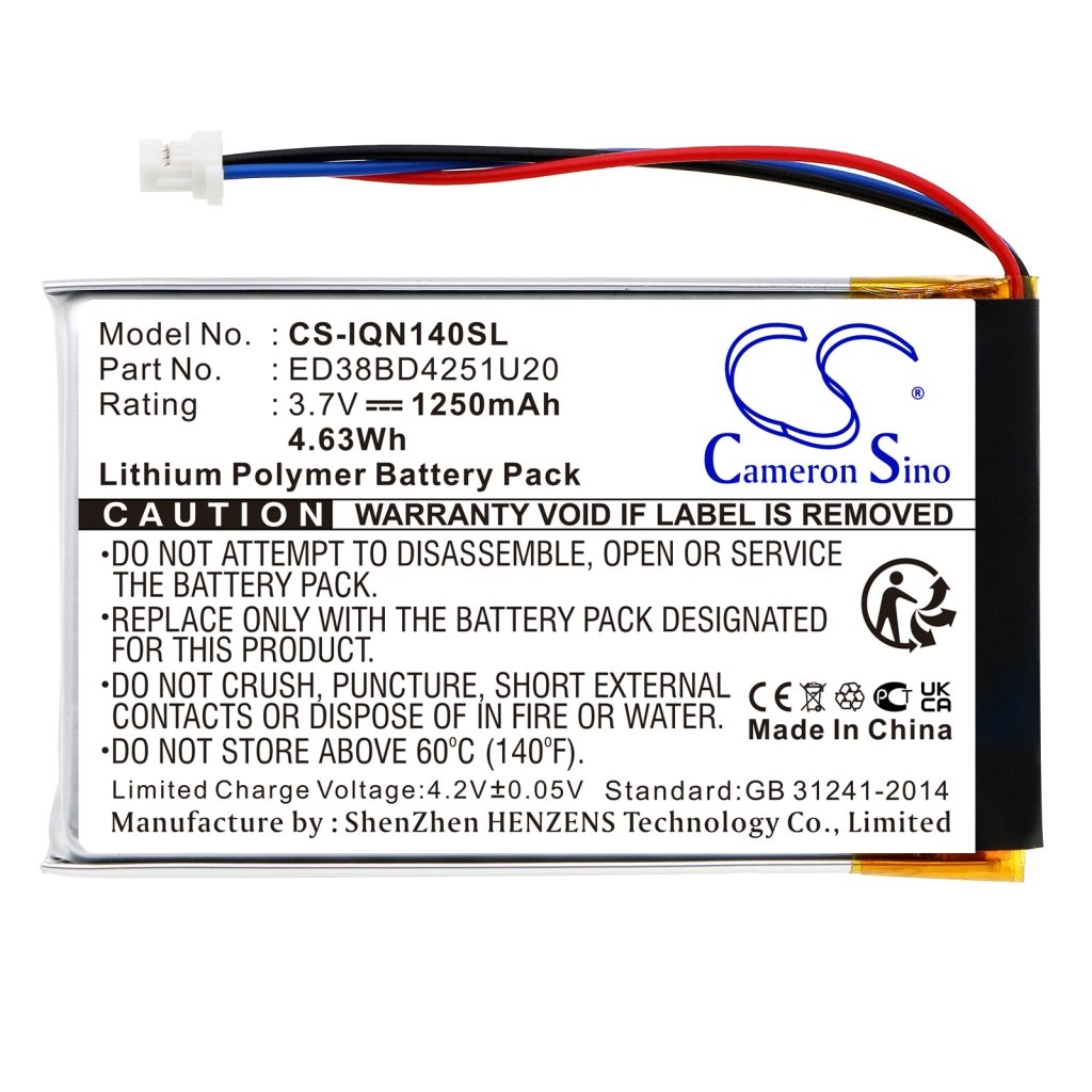 Compatibele batterijvervanging voor Garmin ED38BD4251U20