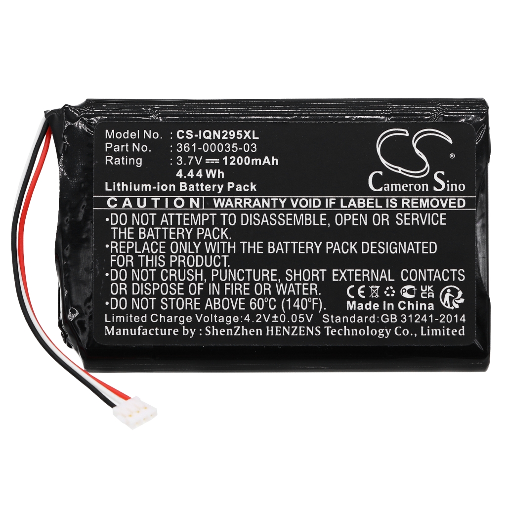 GPS, Navigator Batterij Garmin CS-IQN295XL