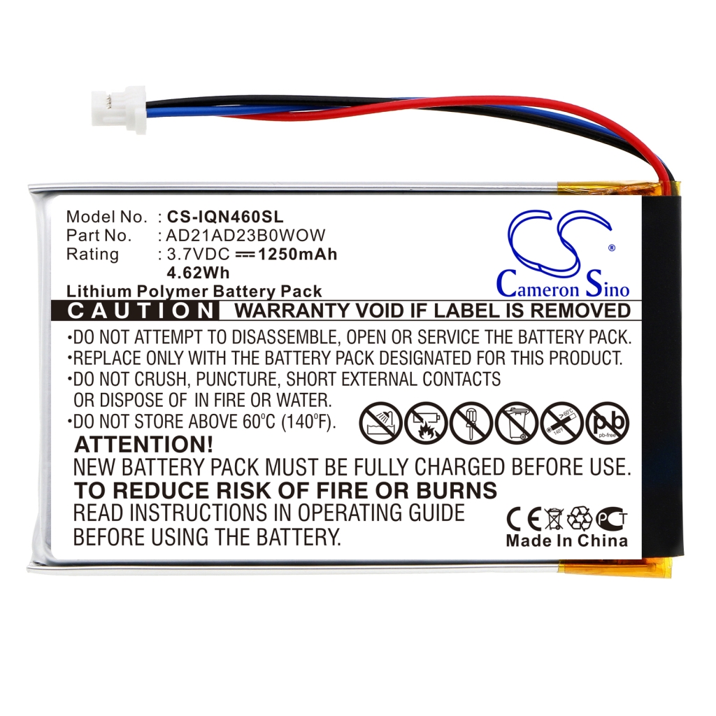 GPS, Navigator Batterij Garmin CS-IQN460SL