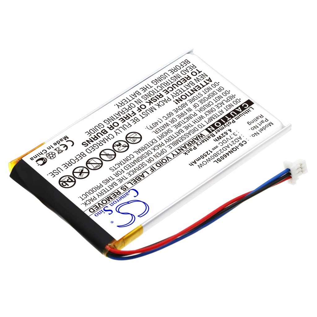 Compatibele batterijvervanging voor Garmin AD21AD23B0WOW