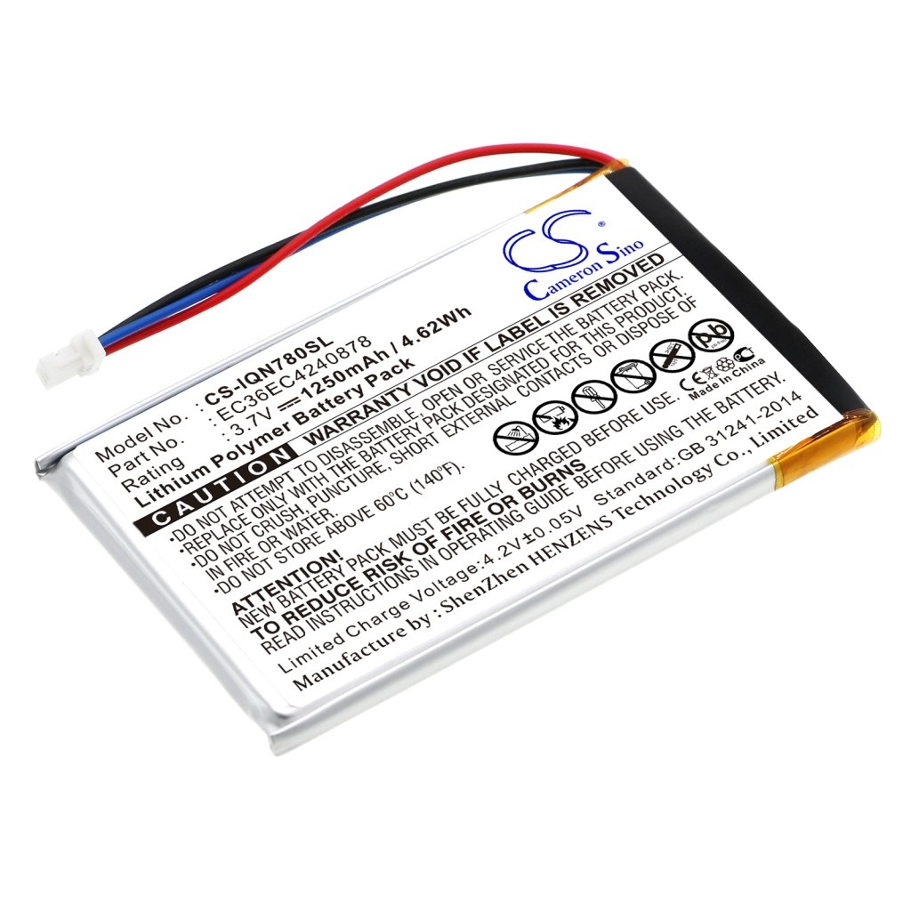 Compatibele batterijvervanging voor Garmin EC36EC4240878