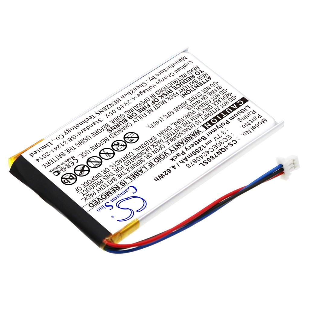 Compatibele batterijvervanging voor Garmin EC36EC4240878