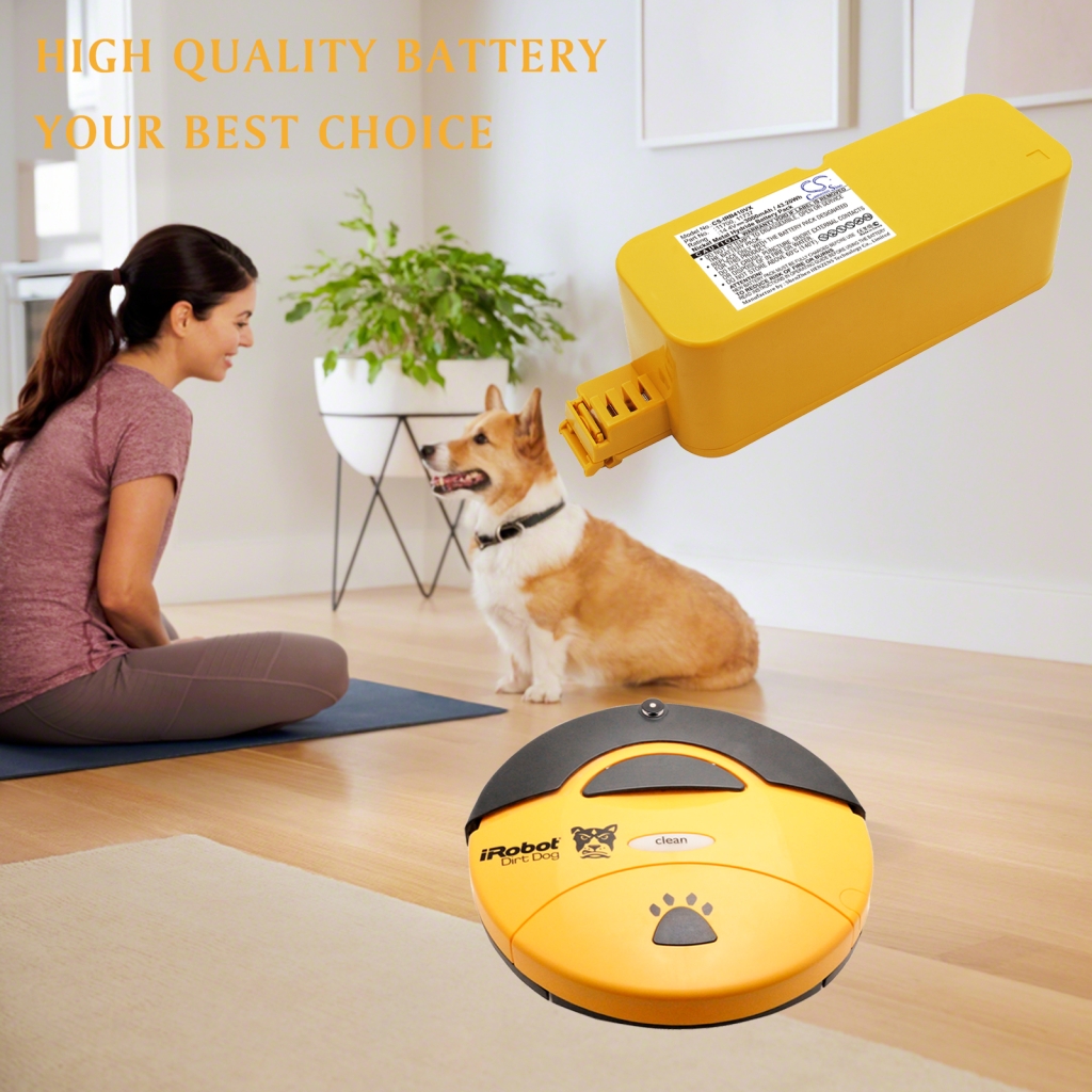 Battery compatible with iRobot