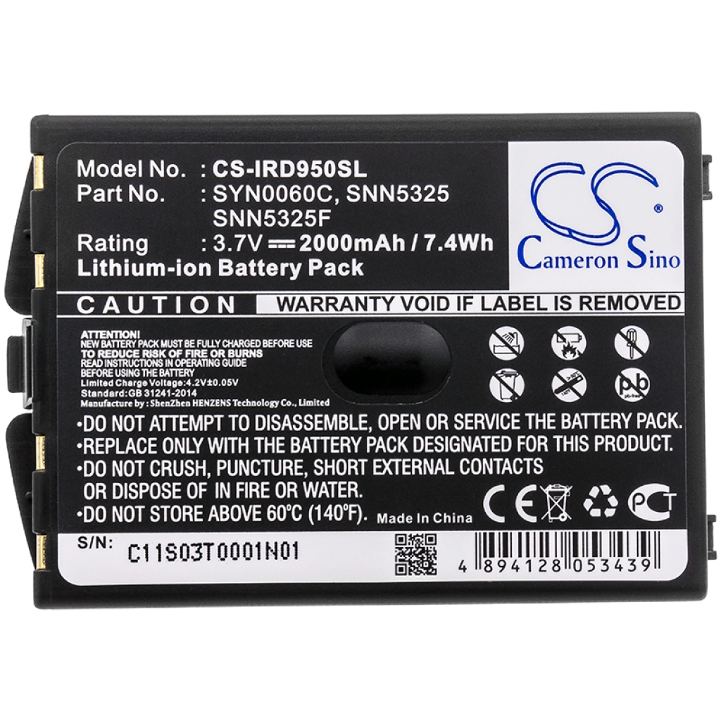 Batterijen Vervangt SYN0060C