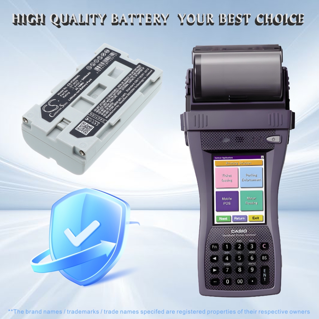 Batterij compatibel met Casio EPSON CS-IT3000XL