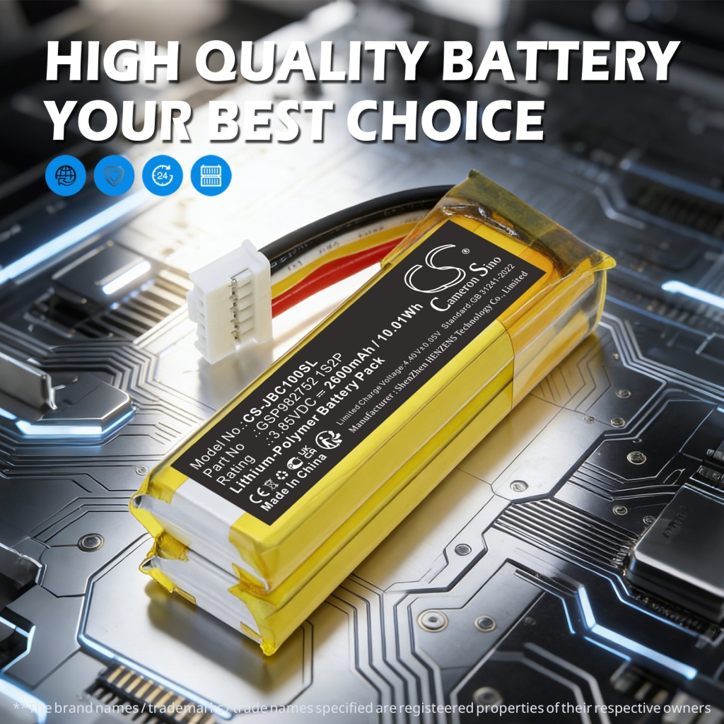 Battery Replaces GSP982752 1S2P