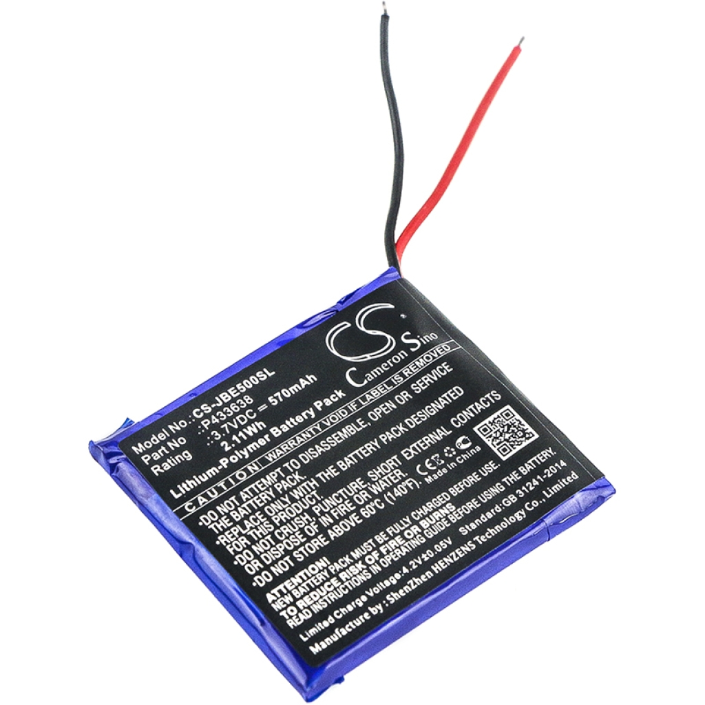 Batterij voor draadloze headset Jbl CS-JBE500SL