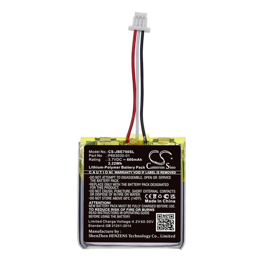 Batterij voor draadloze headset Jbl CS-JBE750SL